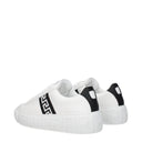 White Leather Low Tops