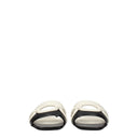 Black Leather Slippers Sandals