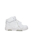 White Leather High Tops