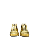 Gold Leather Platforms