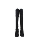 Black Fabric Over The Knee