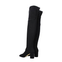 Black Fabric Over The Knee