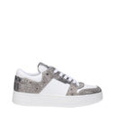 White Leather Chunky Sneakers