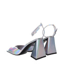 Gray Leather Platforms