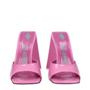 Pink Leather Platforms