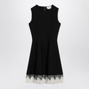 Alexander McQueen Dress with black/ivory spiderweb lace