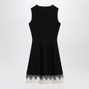 Alexander McQueen Dress with black/ivory spiderweb lace