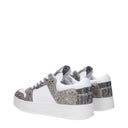 White Leather Chunky Sneakers