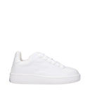 White Leather Low Tops