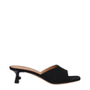 Black Linen Sandal