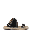 Black Leather Sandal
