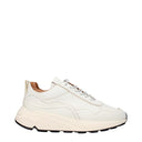 White Leather Low Tops