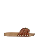 Brown Leather Slipper