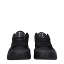 Black Fabric Low Tops