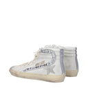 White Leather High Tops