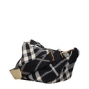 Black Fabric Crossbody Bag