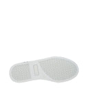 White Fabric High Tops