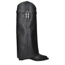 Black Leather Boots