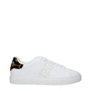 White Leather Low Tops