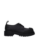 Black Leather Oxfords And Derbies