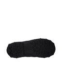 Black Cotton Ankle Boots