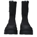 Black Leather Ankle Boots