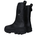 Black Leather Ankle Boots