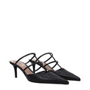 Black Leather Sandals