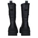 Black Leather Ankle Boots