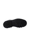 Black Cotton Ankle Boots