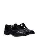 Black Leather Slip-On Loafers