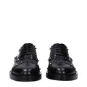 Black Leather Oxfords And Derbies
