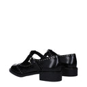 Black Leather Slip-On Loafers