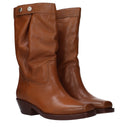 Brown Leather Ankle