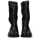 Black Leather Ankle Boots