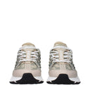 Green Fabric Low Tops