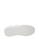 White Leather Platform Sneakers