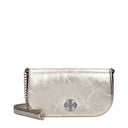 Gold Leather Crossbody Bag