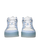 White Leather High Tops