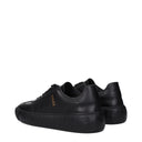 Black Leather Low Tops