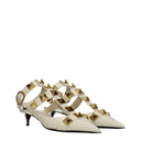 Beige Leather Sandal