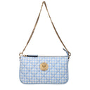 Light Blue Fabric Handbag