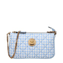 Light Blue Fabric Handbag