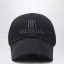 Balenciaga Nano BB black baseball cap