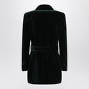Saint Laurent Green velvet safari-style jacket