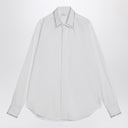 Alexander McQueen White cotton shirt with studs