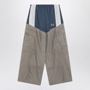 Balenciaga Beige/blue Tracksuit Cut-Up cargo trousers