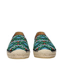 Black Fabric Espadrilles