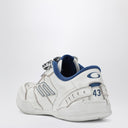 Balenciaga Hamptons Worn-Out Sneakers in White and Blue