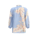 Cascadian Blouse with puff sleeves